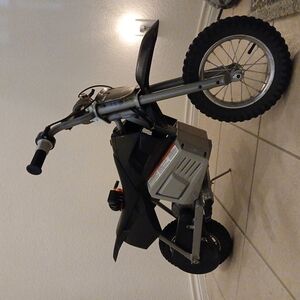 Black and Silver Electric Mini Bike